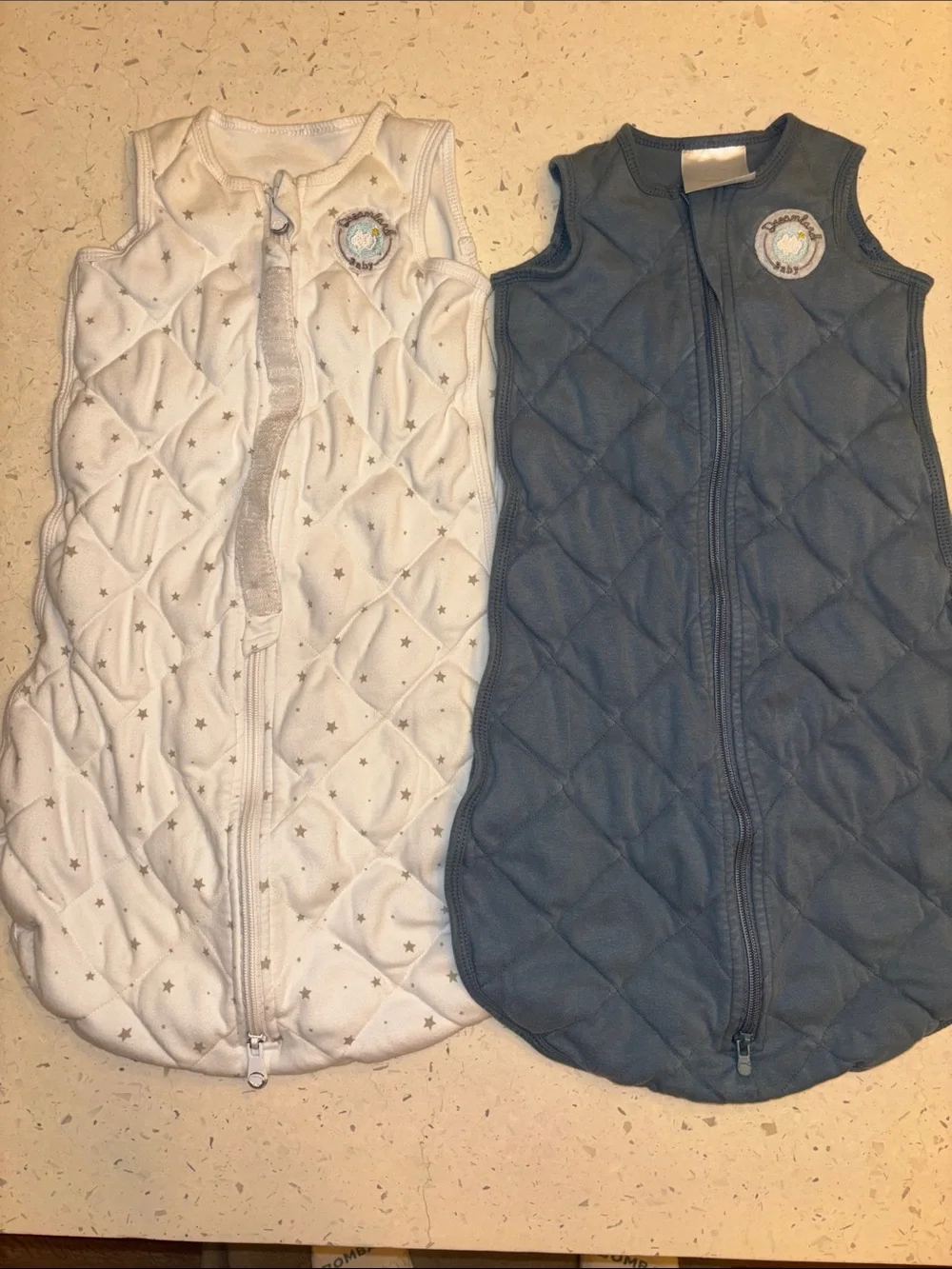 Dreamland Baby Weighted Sleep Sacks Sz S or 0-6mo